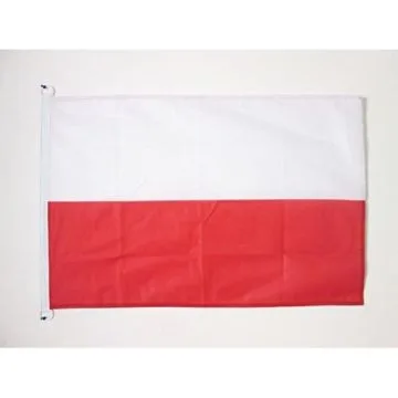 DRAPEAU POLOGNE 90x60cm - DRAPEAU POLONAIS 60 x 90 cm Spécial Extérieur - DRAPEAUX