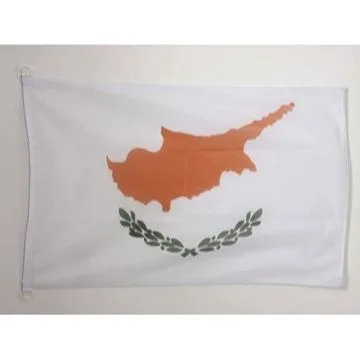 DRAPEAU CHYPRE 90x60cm - DRAPEAU CHYPRIOTE 60 x 90 cm Spécial Extérieur - DRAPEAUX