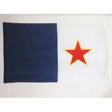 DRAPEAU QUÍ?BEC INDÍ?PENDANTISTE FLQ 150x90cm - DRAPEAU QUÍ?BÍ?COIS NATIONALISTE 90 x 150 cm Fourreau pour hampe
