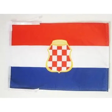 DRAPEAU RÉPUBLIQUE D\'HERCEG-BOSNA 1991-1994 45x30cm - PAVILLON CROATIE 30 x 45 cm haute qualité