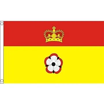 DRAPEAU COMTÉ DE HAMPSHIRE 150x90cm - DRAPEAU COUNTY OF HANTS. - ANGLETERRE 90 x 150 cm - DRAPEAUX
