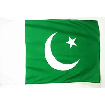 DRAPEAU PAKISTAN 250x150cm - DRAPEAU PAKISTANAIS 150 x 250 cm Fourreau pour hampe