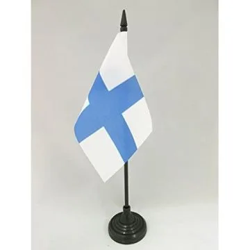 DRAPEAU DE TABLE MARSEILLE 15x10cm - PETIT DRAPEAUX DE BUREAU MARSEILLAIS - VILLE DE MARSEILLE 10 x 15 cm