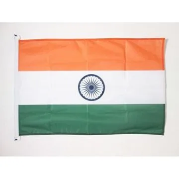 PAVILLON NAUTIQUE INDE 45x30cm - DRAPEAU DE BATEAU INDIEN 30 x 45 cm