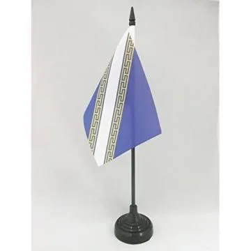 DRAPEAU DE TABLE CHAMPAGNE-ARDENNE 15x10cm - PETIT DRAPEAUX DE BUREAU PROVINCE CHAMPENOISE 10 x 15 cm