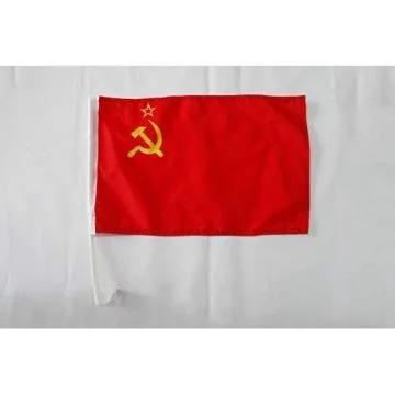 Drapeau de voiture URSS 45x30cm - Carflag communiste - Russie 30 x 45 cm