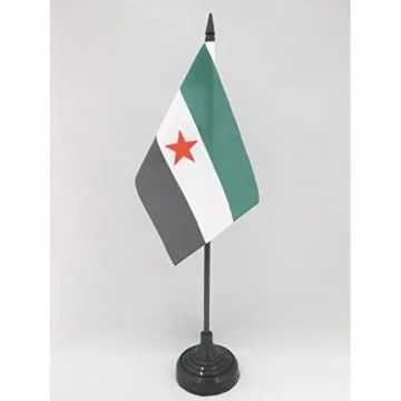 DRAPEAU DE TABLE ESTRÉMADURE INDÉPENDENTISTE 15x10cm - PETIT DRAPEAUX DE BUREAU RÉGIONALISTE EXTRÉMÈGNE - EXTREMADURA 10 x 15 cm