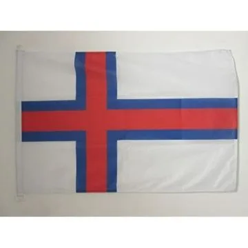 Bandera nautica feroésa 45x30cm - Compra/Venta Banderas naúticas de las Islas Feroe 30 x 45 cm con anillos
