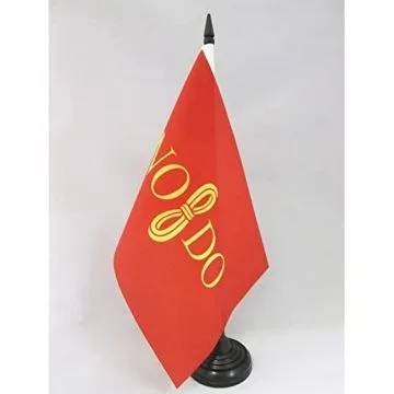 DRAPEAU DE TABLE SÉVILLE 21x14cm - PETIT DRAPEAUX DE BUREAU VILLE DE SEVILLA - ANLAOUSIE 14 x 21 cm