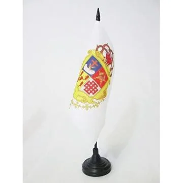 DRAPEAU DE TABLE ORDRE DES FRÍ?RES MINEURS FRANCISCAINS 15x15cm - PETIT DRAPEAUX DE BUREAU DE L\'OFM 15 x 15 cm