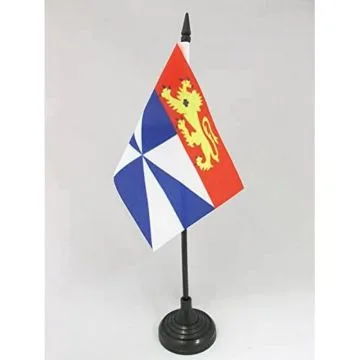 DRAPEAU DE TABLE GIRONDE 15x10cm - PETIT DRAPEAUX DE BUREAU DÉPARTEMENT GIRONDIN 10 x 15 cm