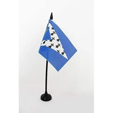 DRAPEAU DE TABLE PAYS DE SAINT-BRIEUC 15x10cm - PETIT DRAPEAUX DE BUREAU BRO SANT-BRIEG EN BRETAGNE 10 x 15 cm