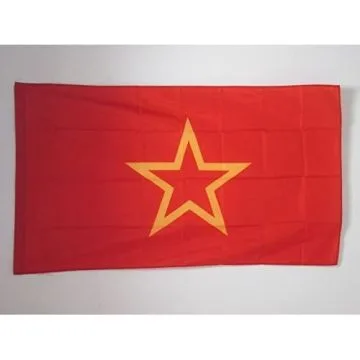 DRAPEAU ARMÍ?E ROUGE DE L\'URSS 1918-1991 150x90cm - DRAPEAU COMMUNISTE 90 x 150 cm Fourreau pour hampe