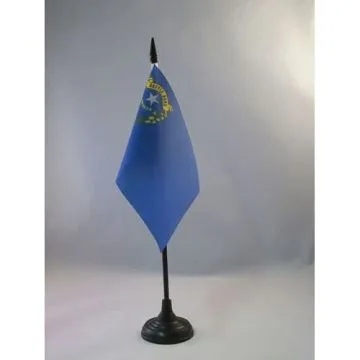 DRAPEAU DE TABLE NEVADA 15x10cm - PETIT DRAPEAUX DE BUREAU ETAT AMÉRICAIN - USA - ETATS-UNIS 10 x 15 cm