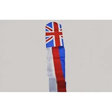 DRAPEAU MANCHE A AIR ROYAUME-UNI 150cm - WINDSOCK ANGLAIS - UK - GRANDE BRETAGNE 150 cm