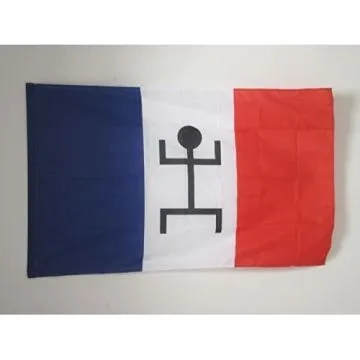 DRAPEAU SOUDAN FRANÍ?AIS 1892-1959 90x60cm - DRAPEAU DE L\'ANCIEN MALI 60 x 90 cm Fourreau pour hampe