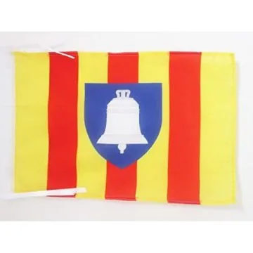 DRAPEAU ARIÈGE 45x30cm - PAVILLON DÉPARTEMENT FRANÇAIS - MIDI-PYRÉNÉES 30 x 45 cm haute qualité