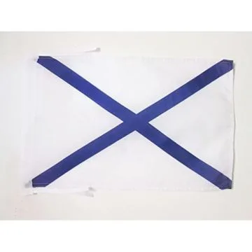 DRAPEAU MARINE DE GUERRE RUSSE 45x30cm - PAVILLON NAVY RUSSIE 30 x 45 cm haute qualité