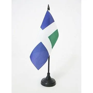 DRAPEAU DE TABLE ORDONNANCE DU RÍ?GIMENT DE LA MARINE 1635-1793 15x15cm - PETIT DRAPEAUX DE BUREAU 11E RÍ?GIMENT D\'INFANTERIE 15 x 15 cm