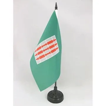 DRAPEAU DE TABLE OMBRIE 21x14cm - PETIT DRAPEAUX DE BUREAU UMBRIA - ITALIE 14 x 21 cm