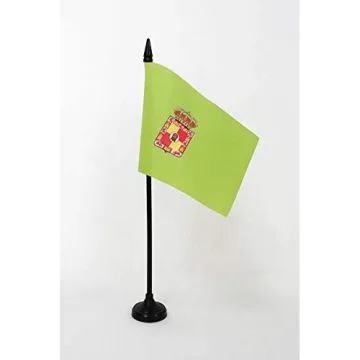 DRAPEAU DE TABLE PROVINCE DE JAÉN 15x10cm - PETIT DRAPEAUX DE BUREAU JAEN EN ANDALOUSIE 10 x 15 cm
