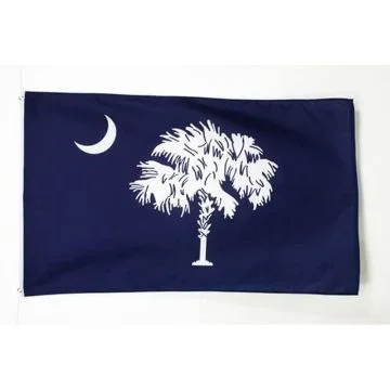 DRAPEAU CAROLINE DU SUD 150x90cm - DRAPEAU ETAT AMÉRICAIN - USA - ETATS-UNIS 90 x 150 cm - DRAPEAUX