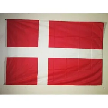 DRAPEAU DANEMARK 150x90cm oeillets - DRAPEAU DANOIS 90 x 150 cm Spécial Extérieur - DRAPEAUX