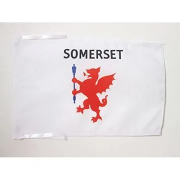 DRAPEAU COMTÉ DE SOMERSET ANCIEN 45x30cm - PAVILLON COUNTY OF SOMERSET - ANGLETERRE 30 x 45 cm haute qualité