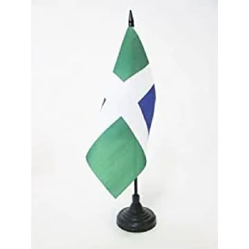 DRAPEAU DE TABLE ORDONNANCE DU RÍ?GIMENT Dâ??AUSTRASIE 1776-1796 15x15cm - PETIT DRAPEAUX DE BUREAU PONTHIEU 15 x 15 cm