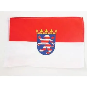 DRAPEAU HESSE 45x30cm - PAVILLON HESSEN - LAND ALLEMAGNE 30 x 45 cm haute qualité