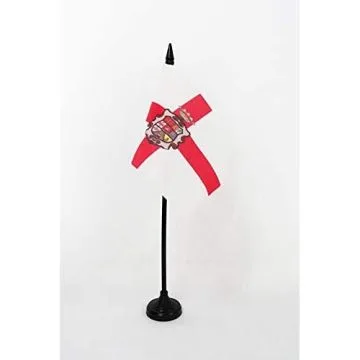 DRAPEAU DE TABLE PROVINCE DE HUESCA 15x10cm - PETIT DRAPEAUX DE BUREAU HUESCA EN ARAGON 10 x 15 cm
