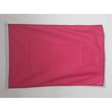 PAVILLON NAUTIQUE UNICOLORE CERISE 45x30cm - DRAPEAU DE BATEAU DE COULEUR ROUGE CERISE 30 x 45 cm