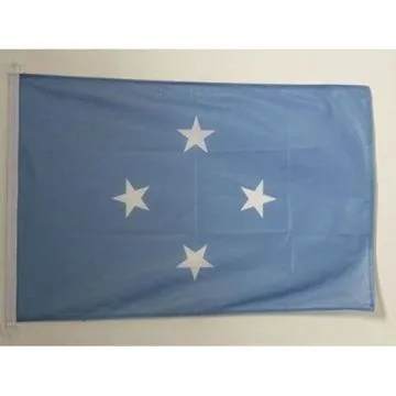 DRAPEAU MICRONÍ?SIE 90x60cm - DRAPEAU MICRONÍ?SIEN 60 x 90 cm Spécial Extérieur - DRAPEAUX