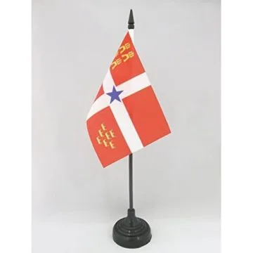 DRAPEAU DE TABLE MURCIE INDÉPENDENTISTE 15x10cm - PETIT DRAPEAUX DE BUREAU NACIONALISTE MURCIEN - MURCIA 10 x 15 cm