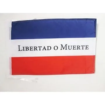DRAPEAU TRENTE-TROIS ORIENTAUX D\'URUGUAY 45x30cm - PAVILLON LIBERTAD O MUERTE 30 x 45 cm haute qualité