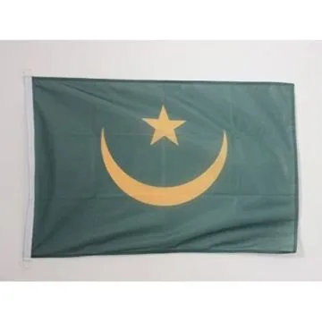 DRAPEAU MAURITANIE 90x60cm - DRAPEAU MAURITANIEN 60 x 90 cm Spécial Extérieur - DRAPEAUX