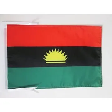 DRAPEAU IGBOS DU NIGERIA 45x30cm - PAVILLON IGBO 30 x 45 cm haute qualité