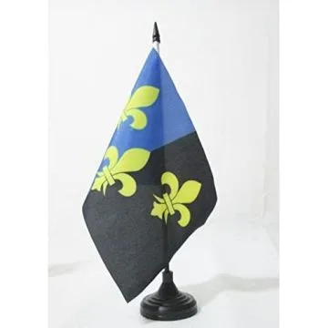 DRAPEAU DE TABLE COMTÍ? DE MONMOUTHSHIRE 21x14cm - PETIT DRAPEAUX DE BUREAU GALLOIS DE MONMOUTHSHIRE - PAYS DE GALLES 14 x 21 cm