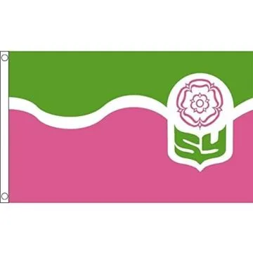 DRAPEAU COMTÉ DU YORKSHIRE DU SUD 150x90cm - DRAPEAU COUNTY OF YORK - ANGLETERRE 90 x 150 cm - DRAPEAUX