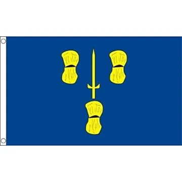 Cheshire County Flag 2' x 3' 100D polyester grommets