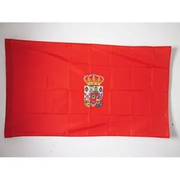 DRAPEAU PROVINCE DE CIUDAD REAL 150x90cm - DRAPEAU CIUDAD REAL EN CASTILLE-LA-MANCHE 90 x 150 cm Fourreau pour hampe