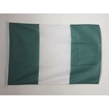 PAVILLON NAUTIQUE NIGÍ?RIA 45x30cm - DRAPEAU DE BATEAU NIGÍ?RIAN 30 x 45 cm