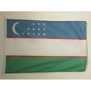 PAVILLON NAUTIQUE OUZBÍ?KISTAN 45x30cm - DRAPEAU DE BATEAU OUZBEK 30 x 45 cm