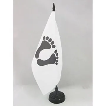 DRAPEAU DE TABLE PIEDS-NOIRS 21x14cm - PETIT DRAPEAUX DE BUREAU PIED-NOIR 14 x 21 cm