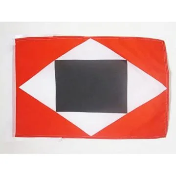 DRAPEAU VENEZUELA GUERRE À MORT 45x30cm - PAVILLON GUERRA A MUERTE DE BOLIVAR 30 x 45 cm haute qualité