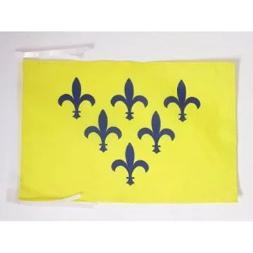 DRAPEAU DUCHÉ DE PARME 1545?1731 45x30cm - PAVILLON ITALIEN ANCIEN - ITALIE 30 x 45 cm haute qualité