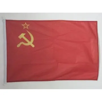 DRAPEAU URSS 150x90cm - DRAPEAU COMMUNISTE - RUSSIE 90 x 150 cm Spécial Extérieur - DRAPEAUX
