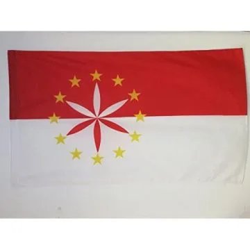 DRAPEAU ARPITANIE 90x60cm - DRAPEAU FRANCOPROVENÍ?AL - ARPITAN 60 x 90 cm Fourreau pour hampe