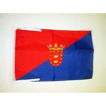 DRAPEAU LANZAROTE 45x30cm - PAVILLON LANCEROTTE - LAS PALMAS - CANARIES 30 x 45 cm haute qualité