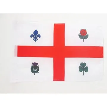 DRAPEAU MONTRÉAL 45x30cm - PAVILLON CANADIEN - CANADA 30 x 45 cm haute qualité